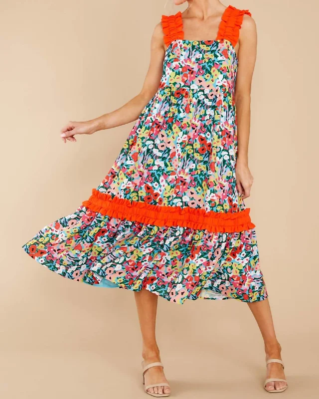 Bowie Dress In Begonia | Begonia