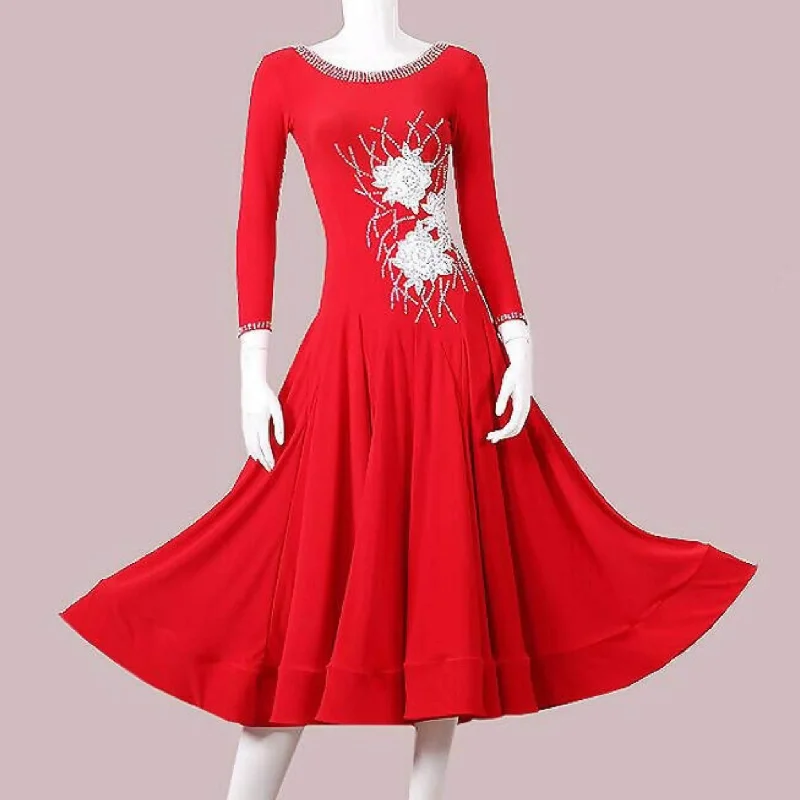 Timeless Allure Dress | Red/Black/Purple | LXT802