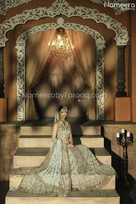 Royal Pakistani Lehenga Choli Dress for Wedding #BR172