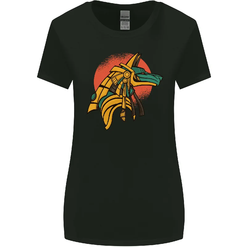 Anubis Ancient Egypt Egyptian God Mythology Womens Wider Cut T-Shirt Iron Safe Non-Iron Wrinkle Free Anubis Ancient Egypt Egyptian God Mythology Womens Wider Cut T-Shirt Iron Safe Non-Iron Wrinkle Free