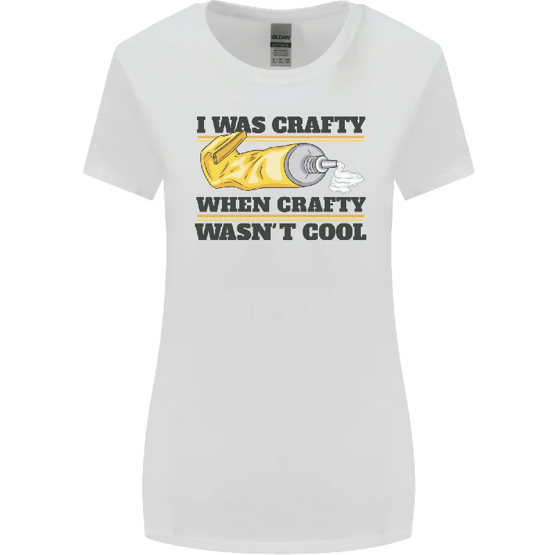 Arts and Crafts Funny Crafty Art Artist Womens Wider Cut T-Shirt Denim Fabric Leather Fabric Suede Fabric Arts and Crafts Funny Crafty Art Artist Womens Wider Cut T-Shirt Denim Fabric Leather Fabric Suede Fabric