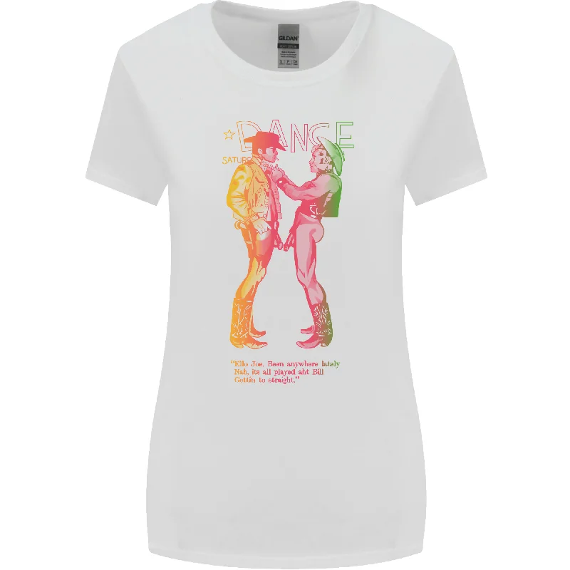 As Worn By Sid Vicious Naked Cowboys LGBT Womens Wider Cut T-Shirt V-Neck T-Shirt Long Sleeve Cotton As Worn By Sid Vicious Naked Cowboys LGBT Womens Wider Cut T-Shirt V-Neck T-Shirt Long Sleeve Cotton