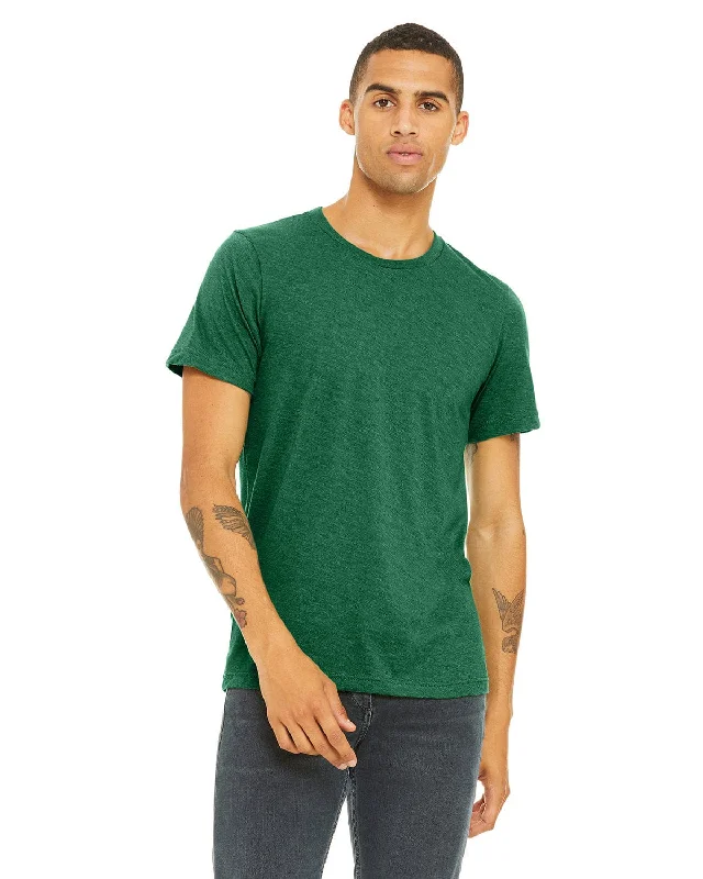 Bella+Canvas Unisex Heather CVC T-Shirt | Hthr Grass Green Notch Collar Peter Pan Collar Cowl Neck Bella+Canvas Unisex Heather CVC T-Shirt | Hthr Grass Green Notch Collar Peter Pan Collar Cowl Neck
