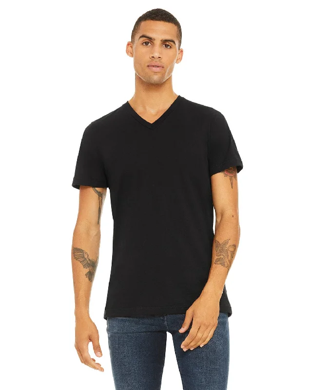 Bella+Canvas Unisex V-Neck T-Shirt | Black Nylon Fabric Polyester Fabric Spandex Fabric Bella+Canvas Unisex V-Neck T-Shirt | Black Nylon Fabric Polyester Fabric Spandex Fabric