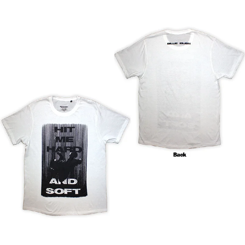 Billie Eilish | Official Band T-Shirt | Hit Me Hard And Soft Falling (Back Print) Casual Formal Business Billie Eilish | Official Band T-Shirt | Hit Me Hard And Soft Falling (Back Print) Casual Formal Business
