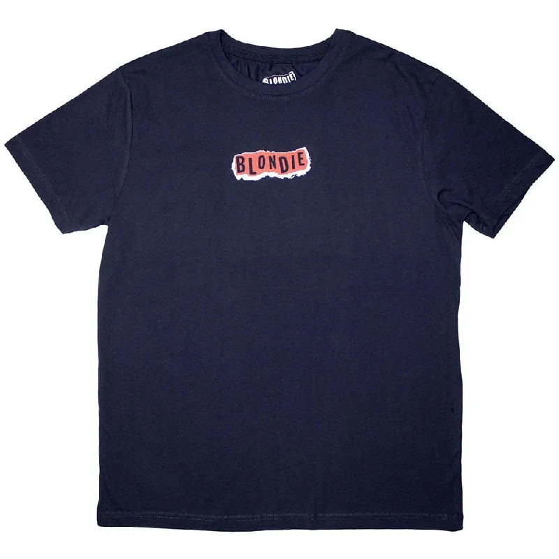 Blondie | Official Band T-Shirt | Mini Punk Logo Knit Fabric Woven Fabric Fleece Fabric Blondie | Official Band T-Shirt | Mini Punk Logo Knit Fabric Woven Fabric Fleece Fabric