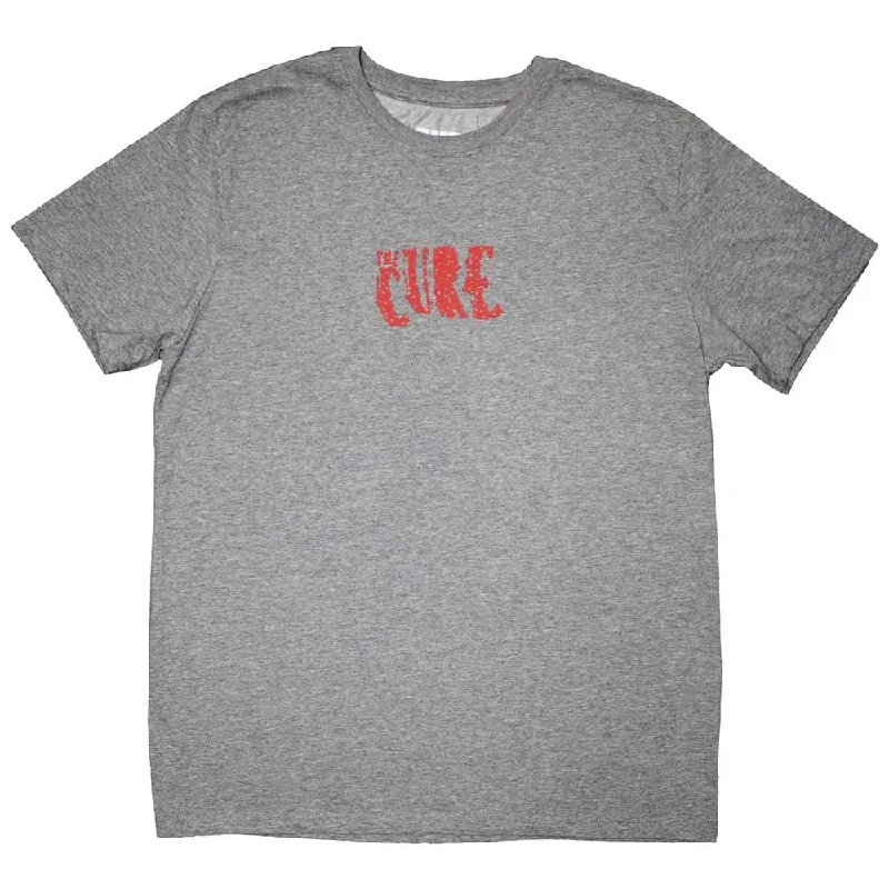 The Cure | Official Band T-Shirt | Mini Logo Silk Blend Satin Velvet