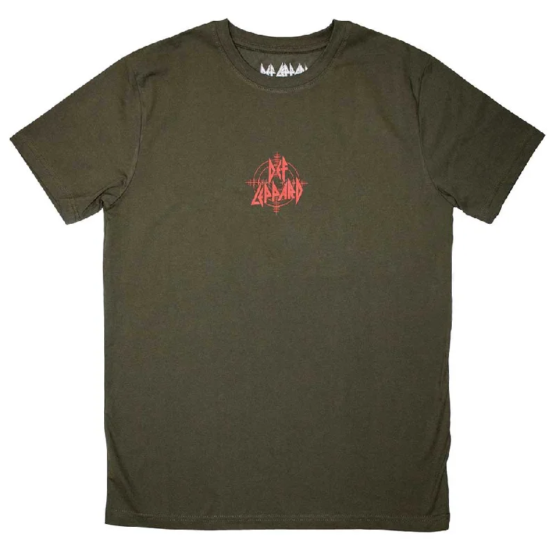 Def Leppard | Official Band T-Shirt | Mini Target Logo Anti-Shrink Durable Soft