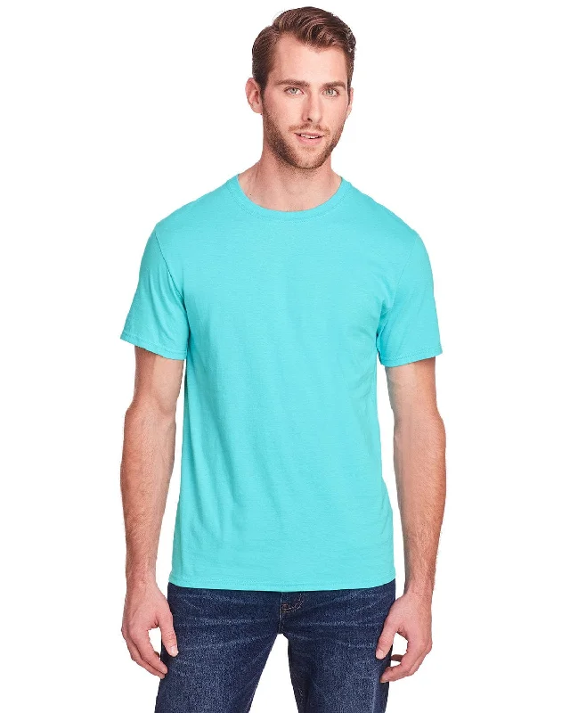 Fruit of the Loom Adult ICONIC T-Shirt | Scuba Blue Cashmere Blend Cotton Blend Poly Blend Fruit of the Loom Adult ICONIC T-Shirt | Scuba Blue Cashmere Blend Cotton Blend Poly Blend