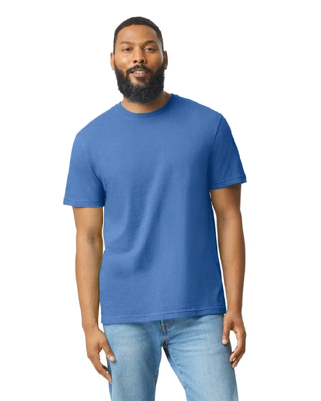 Gildan Mens Softstyle CVC T-Shirt | Royal Mist Knit Fabric Woven Fabric Fleece Fabric Gildan Mens Softstyle CVC T-Shirt | Royal Mist Knit Fabric Woven Fabric Fleece Fabric