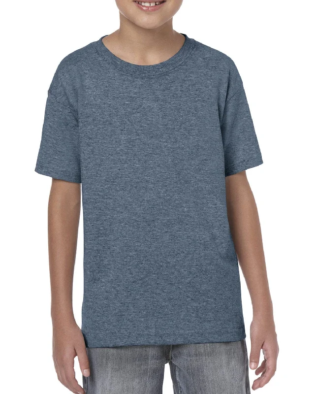 Gildan Youth Lightweight 100% Cotton T-Shirt | Heather Navy Denim Fabric Leather Fabric Suede Fabric Gildan Youth Lightweight 100% Cotton T-Shirt | Heather Navy Denim Fabric Leather Fabric Suede Fabric