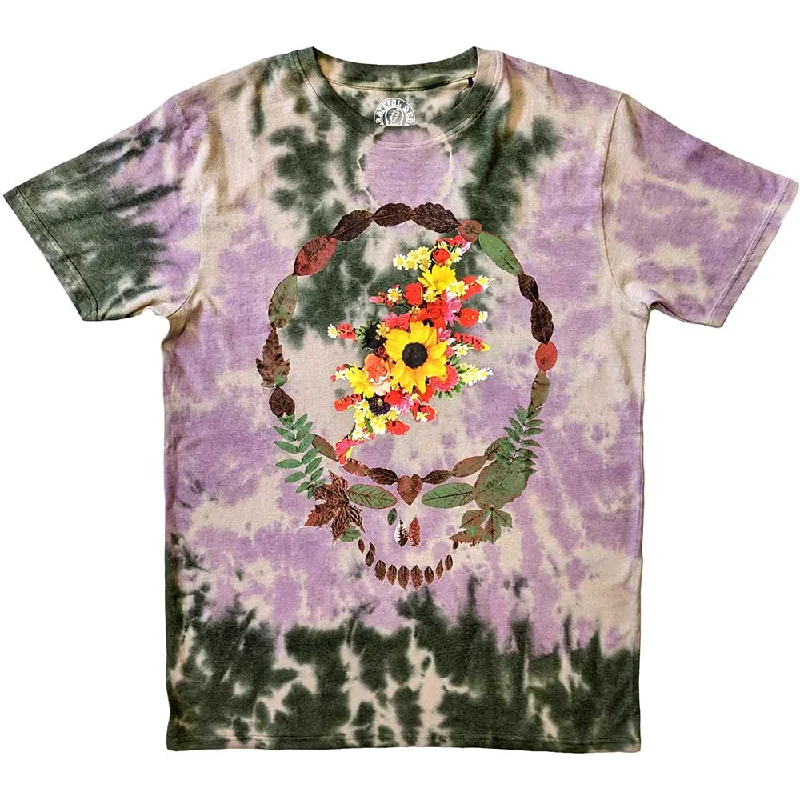 Grateful Dead | Official Band T-Shirt | Dead Leaves & Bouquet (Wash Collection) Modern Contemporary Chic Grateful Dead | Official Band T-Shirt | Dead Leaves & Bouquet (Wash Collection) Modern Contemporary Chic
