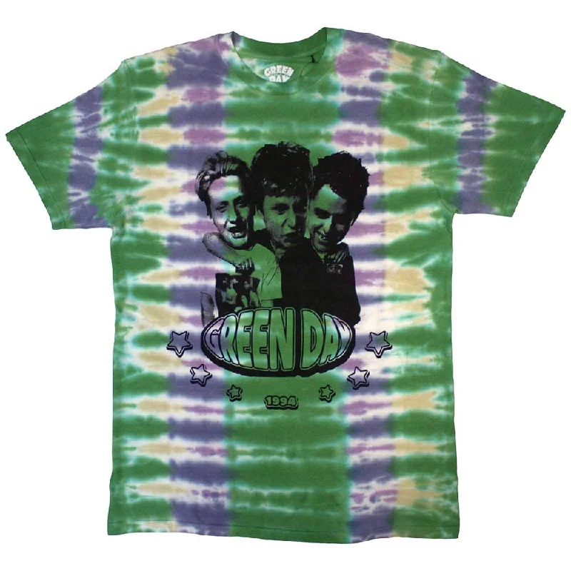Green Day | Official Band T-Shirt | Trio (Wash Collection) Fashionable Trendy Casual Green Day | Official Band T-Shirt | Trio (Wash Collection) Fashionable Trendy Casual