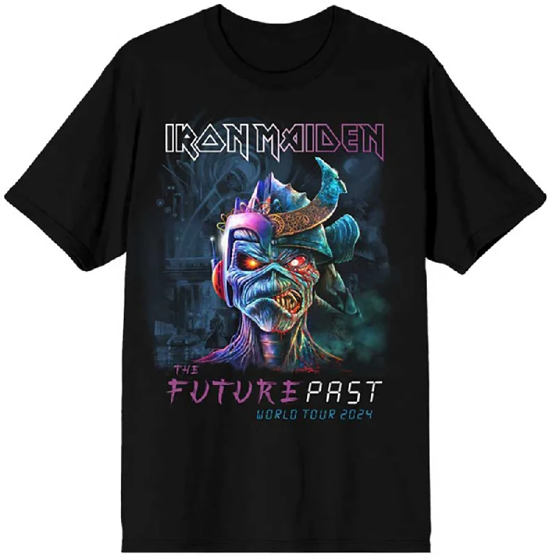 Iron Maiden |Official Band T-Shirt | The Future Past World Tour '24 Chenille Blend Fleece Blend Nylon Blend Iron Maiden |Official Band T-Shirt | The Future Past World Tour '24 Chenille Blend Fleece Blend Nylon Blend