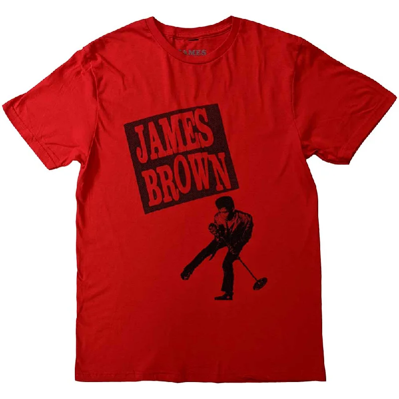 James Brown | Official Band T-Shirt | James Halftone Fleece Fabric Down Fabric Feather Fabric James Brown | Official Band T-Shirt | James Halftone Fleece Fabric Down Fabric Feather Fabric