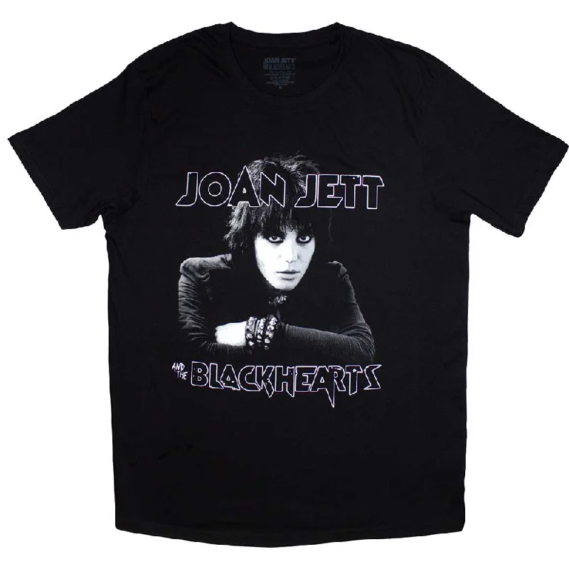 Joan Jett & The Blackhearts | Official Band T-Shirt | Photo Beaded Sequined Faux Fur Joan Jett & The Blackhearts | Official Band T-Shirt | Photo Beaded Sequined Faux Fur
