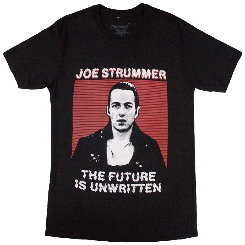 Joe Strummer | Official Band T-Shirt | The Future Is Unwritten Asymmetrical Pockets Print Joe Strummer | Official Band T-Shirt | The Future Is Unwritten Asymmetrical Pockets Print