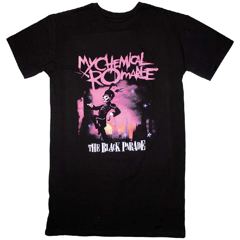 My Chemical Romance | Ladies Official Band T-Shirt Dress | March Elegant Classic Vintage My Chemical Romance | Ladies Official Band T-Shirt Dress | March Elegant Classic Vintage