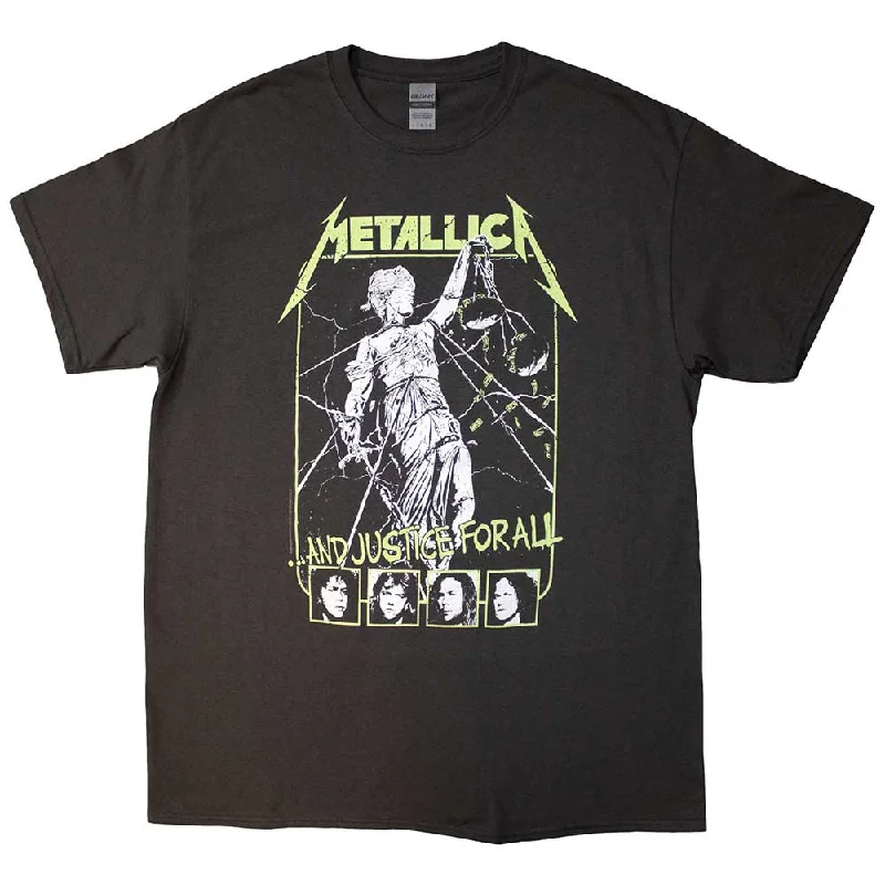 Metallica | Official Band T-Shirt | Justice Faces Casual Formal Business
