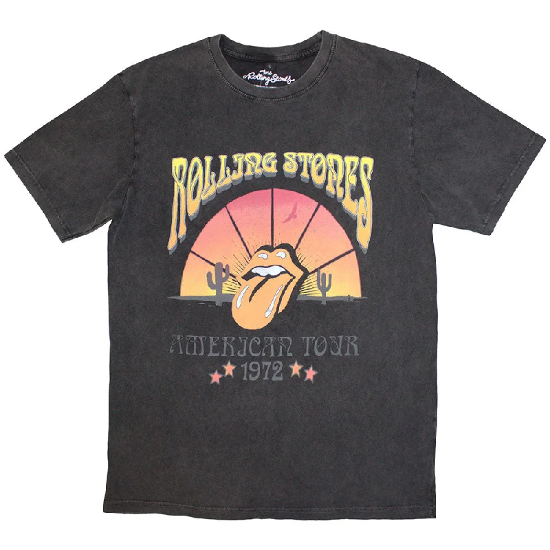 The Rolling Stones | Official Stone Wash Band T-Shirt | Desert '72 Stone Wash Elegant Classic Vintage The Rolling Stones | Official Stone Wash Band T-Shirt | Desert '72 Stone Wash Elegant Classic Vintage