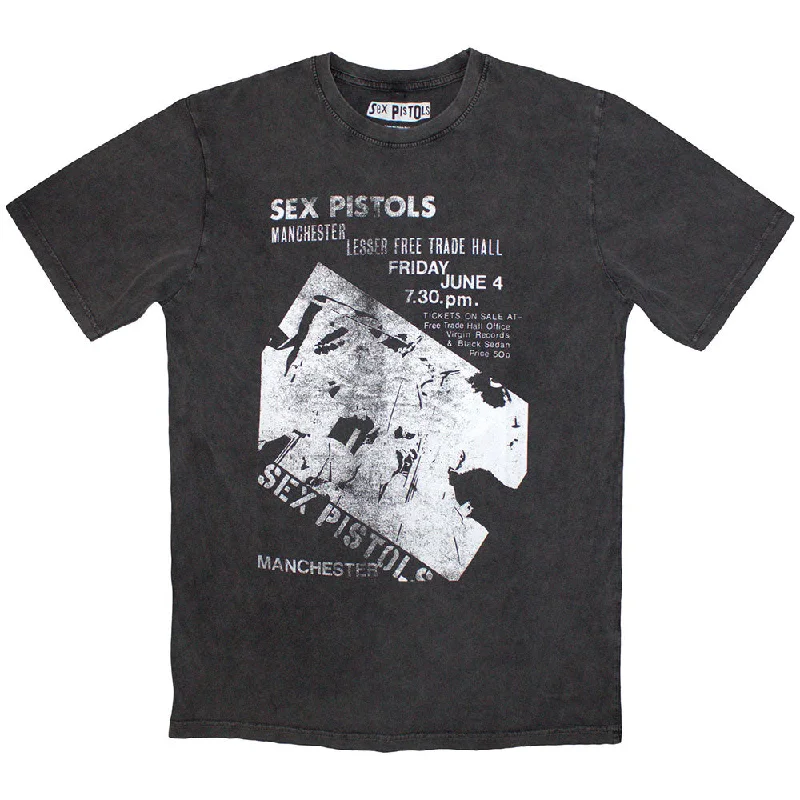 The Sex Pistols | Official Stone Wash Band T-Shirt | Manchester Flyer Stone Wash Faux Fur Fabric Real Fur Fabric Shearling Fabric The Sex Pistols | Official Stone Wash Band T-Shirt | Manchester Flyer Stone Wash Faux Fur Fabric Real Fur Fabric Shearling Fabric