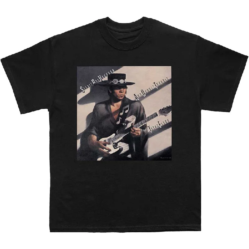 Stevie Ray Vaughan | Official Band T-Shirt | Texas Flood Album Cover Elegant Classic Vintage Stevie Ray Vaughan | Official Band T-Shirt | Texas Flood Album Cover Elegant Classic Vintage