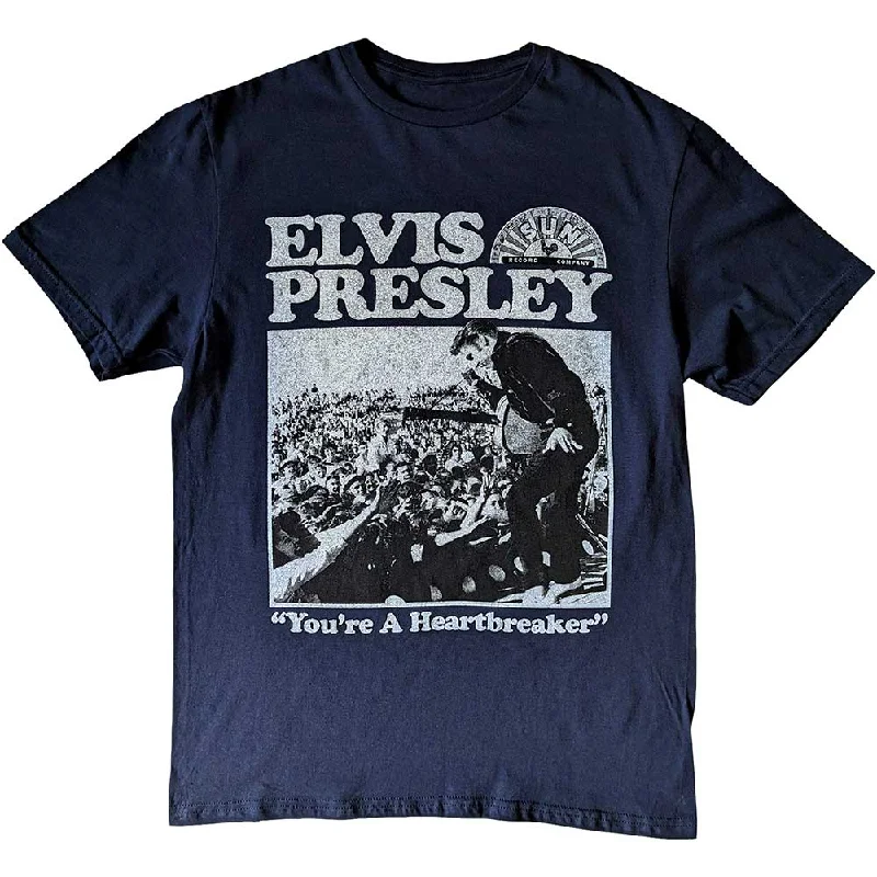 Sun Records | Official Band T-Shirt | Elvis Heartbreaker Machine Wash Dry Clean Hand Wash