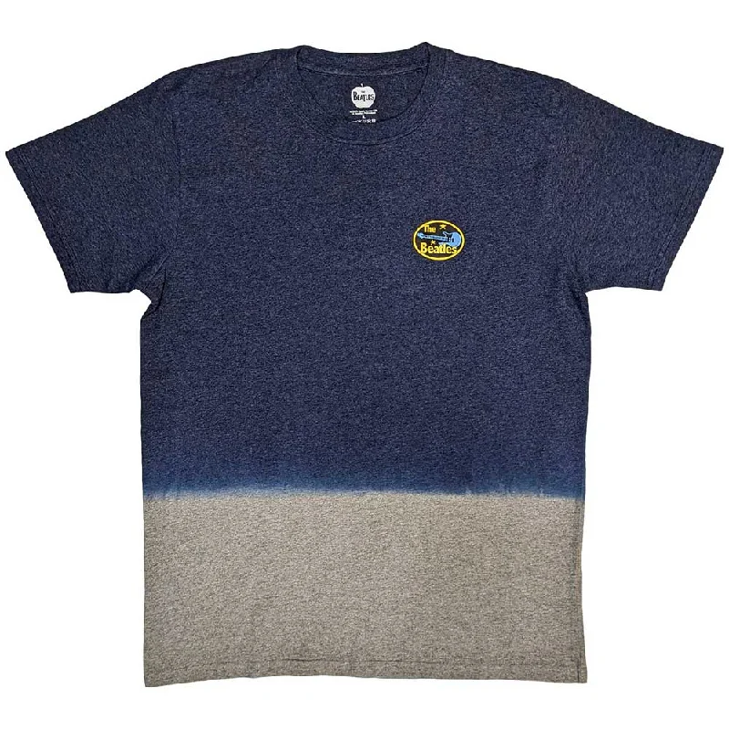 The Beatles | Official Band T-Shirt | Oval Logo (Wash Collection) Ribbed Striped Patterned The Beatles | Official Band T-Shirt | Oval Logo (Wash Collection) Ribbed Striped Patterned