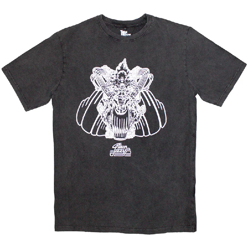 Thin Lizzy | Official Stone Wash Band T-Shirt | Rocker Stone Wash Zippered Front Buttoned Front Snap Front Thin Lizzy | Official Stone Wash Band T-Shirt | Rocker Stone Wash Zippered Front Buttoned Front Snap Front