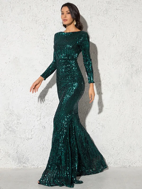 JuliaFashion-O-Neck Stretch Wedding Party Formal Maxi Dress Fashionable Off-Shoulder Maxi Dress JuliaFashion-O-Neck Stretch Wedding Party Formal Maxi Dress Fashionable Off-Shoulder Maxi Dress