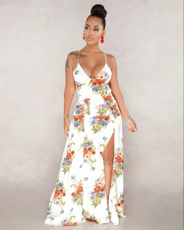 Sora Floral Maxi Dress Trendy Printed Maxi Dress