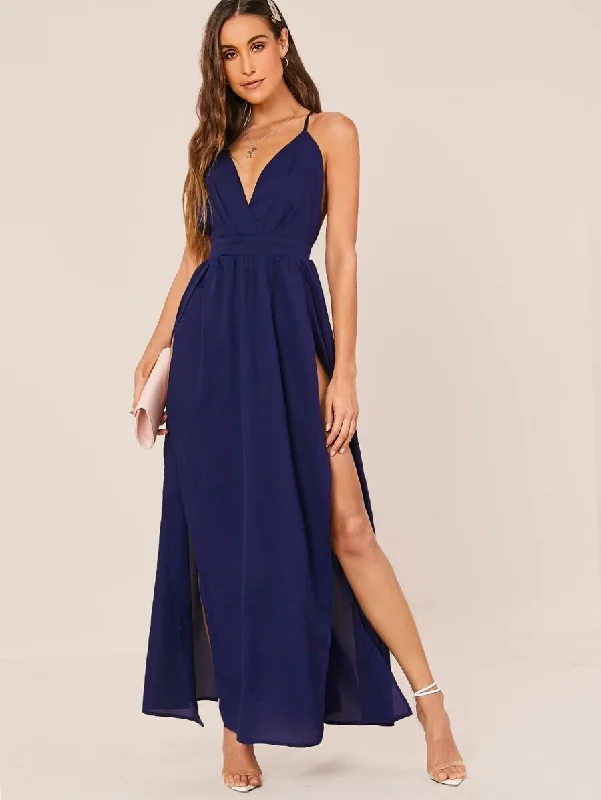 Tradate Maxi Dress Cozy Cold-Shoulder Maxi Dress