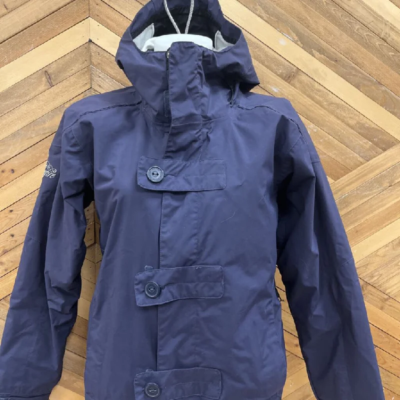 Bonfire - Echo Insulated Jacket - MSRP $199: Navy -women-SM One-Shoulder Jacket Off-the-Shoulder Jacket Asymmetrical Jacket Bonfire - Echo Insulated Jacket - MSRP $199: Navy -women-SM One-Shoulder Jacket Off-the-Shoulder Jacket Asymmetrical Jacket