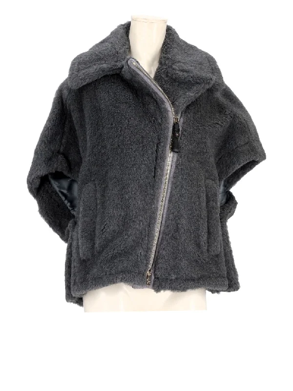 NewMant biker jacket cape in wool and alpaca Teddy fabric Mesh Jacket Canvas Jacket Denim Jacket NewMant biker jacket cape in wool and alpaca Teddy fabric Mesh Jacket Canvas Jacket Denim Jacket