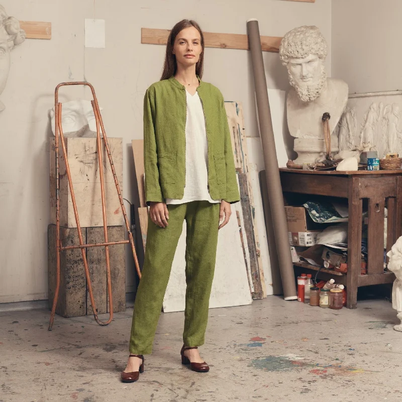 Cardamom Seed Linen Cherry Tree Jacket Collared Jacket Crew Neck Jacket Turtle Neck Jacket Cardamom Seed Linen Cherry Tree Jacket Collared Jacket Crew Neck Jacket Turtle Neck Jacket