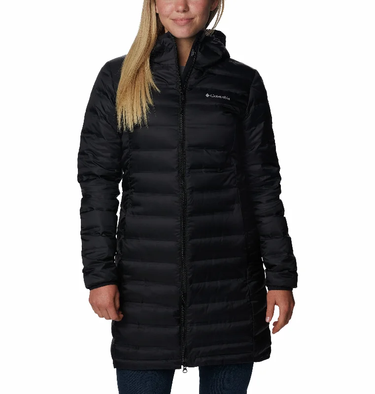 Columbia Ladies Lake 22 II Down Long Hooded Jacket-BLACK Mesh Jacket Canvas Jacket Denim Jacket Columbia Ladies Lake 22 II Down Long Hooded Jacket-BLACK Mesh Jacket Canvas Jacket Denim Jacket