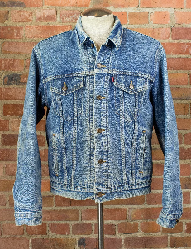 Vintage Levi's USA Blanket Lined Denim Trucker Jean Jacket Large Unisex 42 Front Pockets Side Pockets Patch Pockets Vintage Levi's USA Blanket Lined Denim Trucker Jean Jacket Large Unisex 42 Front Pockets Side Pockets Patch Pockets