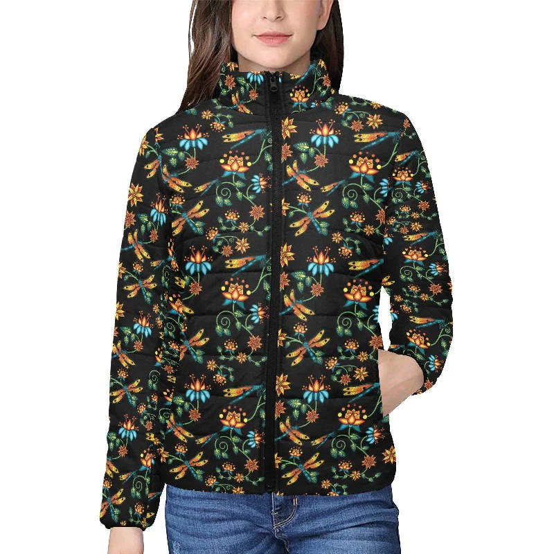 Dragon Lily Noir Women's Stand Collar Padded Jacket Notch Collar Jacket Peter Pan Collar Jacket Cowl Neck Jacket Dragon Lily Noir Women's Stand Collar Padded Jacket Notch Collar Jacket Peter Pan Collar Jacket Cowl Neck Jacket