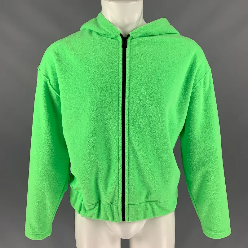 HARRIS WHARF LONDON Size 12 Green Polyester Textured Jacket (Outdoor) Rayon Jacket Velvet Jacket Corduroy Jacket HARRIS WHARF LONDON Size 12 Green Polyester Textured Jacket (Outdoor) Rayon Jacket Velvet Jacket Corduroy Jacket