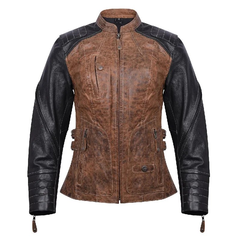 HML639 Ladies High Mileage Black and Brown Jacket Rayon Jacket Velvet Jacket Corduroy Jacket HML639 Ladies High Mileage Black and Brown Jacket Rayon Jacket Velvet Jacket Corduroy Jacket