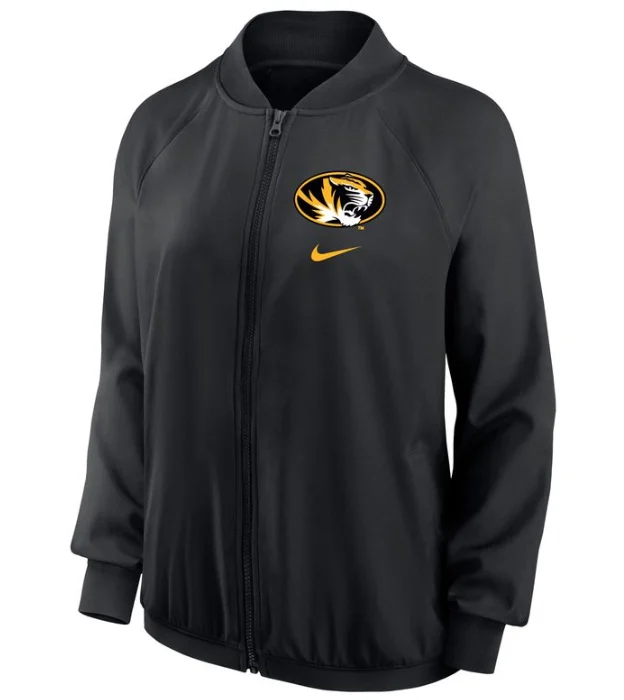 Mizzou Tigers Nike® 2024 Juniors Full Zip Oval Tiger Head Black Jacket Knit Jacket Woven Jacket Fleece Jacket Mizzou Tigers Nike® 2024 Juniors Full Zip Oval Tiger Head Black Jacket Knit Jacket Woven Jacket Fleece Jacket