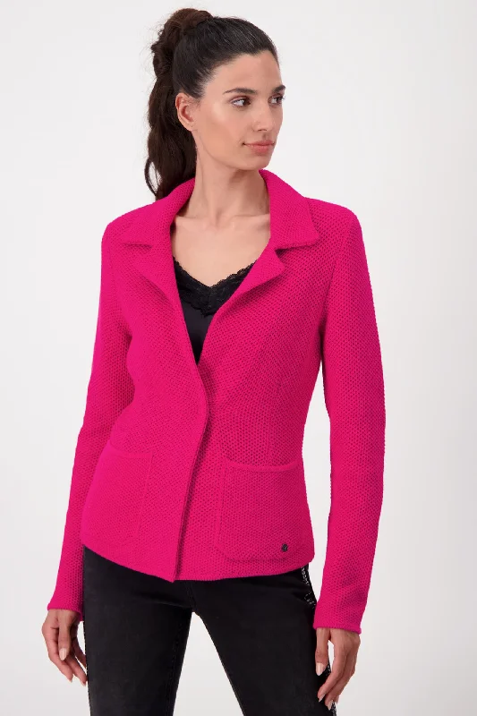 Monari 807272 Dragon Fruit Pink Jacket Embroidered Jacket Appliqued Jacket Beaded Jacket Monari 807272 Dragon Fruit Pink Jacket Embroidered Jacket Appliqued Jacket Beaded Jacket