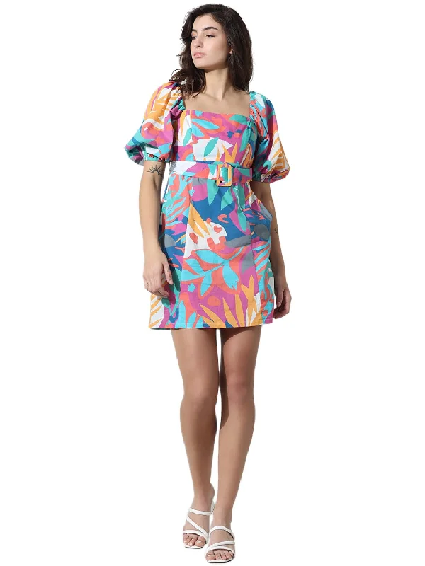 ONLY Women's Cotton Classic Mini Dress (15337326-Cloud Dancer_Cloud Elegant Lace Mini Dress