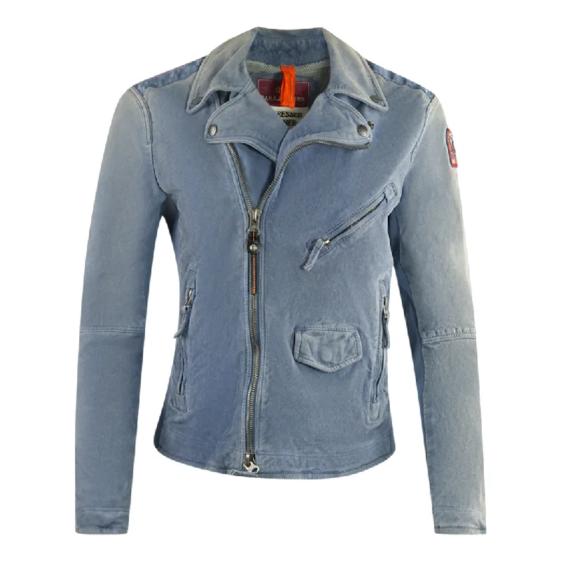 Parajumpers Tack Suede Purple Distressed Leather Jacket Belted Jacket Elasticated Jacket Padded Jacket Parajumpers Tack Suede Purple Distressed Leather Jacket Belted Jacket Elasticated Jacket Padded Jacket