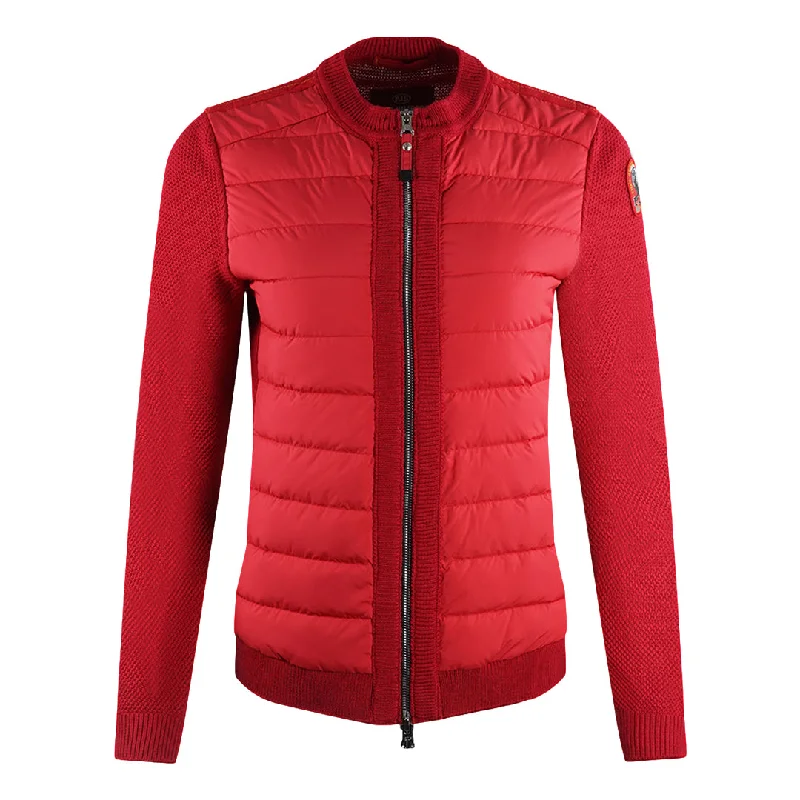 Parajumpers Theresa Unique Red Padded Down Jacket Insulated Jacket Fitted Jacket Loose Jacket Parajumpers Theresa Unique Red Padded Down Jacket Insulated Jacket Fitted Jacket Loose Jacket