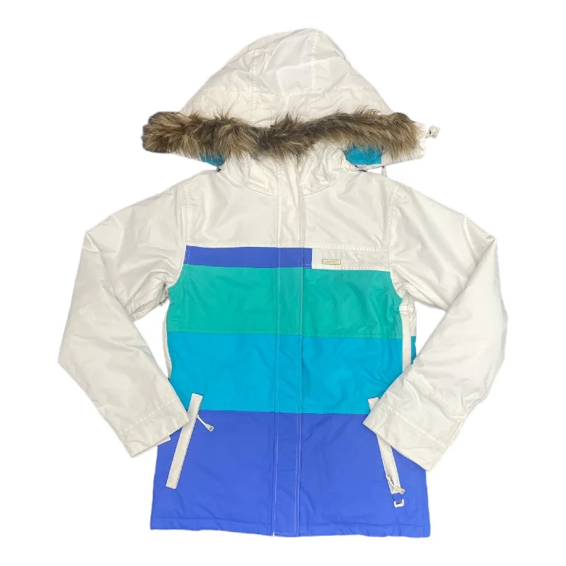 Rojo Women's Dreamcatcher Snow Jacket - Stripe Cotton Jacket Linen Jacket Terry Jacket Rojo Women's Dreamcatcher Snow Jacket - Stripe Cotton Jacket Linen Jacket Terry Jacket