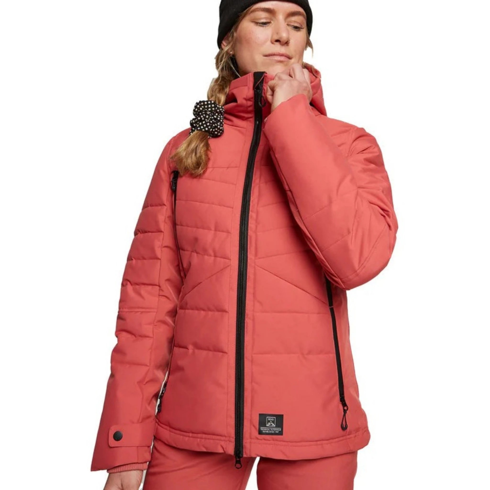 Rojo Women's Sass Snow Jacket - Mineral Red Elasticated Jacket Padded Jacket Insulated Jacket Rojo Women's Sass Snow Jacket - Mineral Red Elasticated Jacket Padded Jacket Insulated Jacket