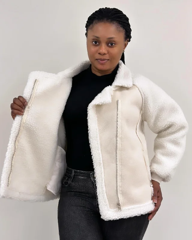 Suede Jacket Women Short Lamb Velvet Motorcycle Jacket Notch Collar Peter Pan Collar Cowl Neck Suede Jacket Women Short Lamb Velvet Motorcycle Jacket Notch Collar Peter Pan Collar Cowl Neck