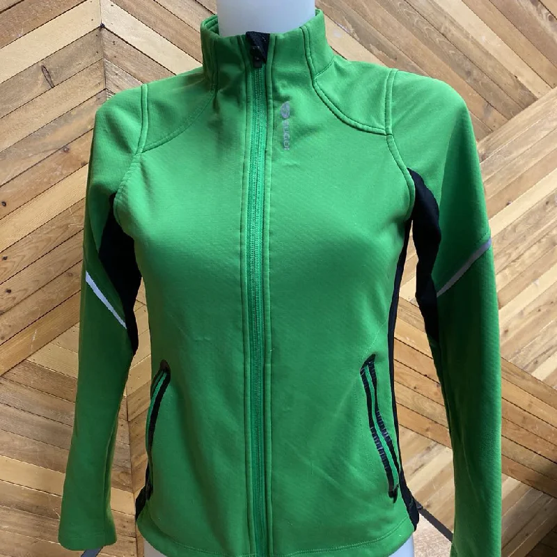 Sugoi - Women's Softshell Jacket - MSRP comp $198: green-women-XS Tailored Jacket Straight Jacket A-Line Jacket Sugoi - Women's Softshell Jacket - MSRP comp $198: green-women-XS Tailored Jacket Straight Jacket A-Line Jacket