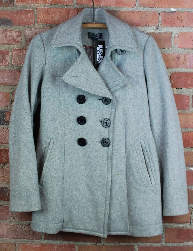 Women's Vintage 90's Ralph Lauren Polo Peacoat Navy Jacket Wool Grey Small Hooded Jacket Caped Jacket Shawl Collar Jacket Women's Vintage 90's Ralph Lauren Polo Peacoat Navy Jacket Wool Grey Small Hooded Jacket Caped Jacket Shawl Collar Jacket
